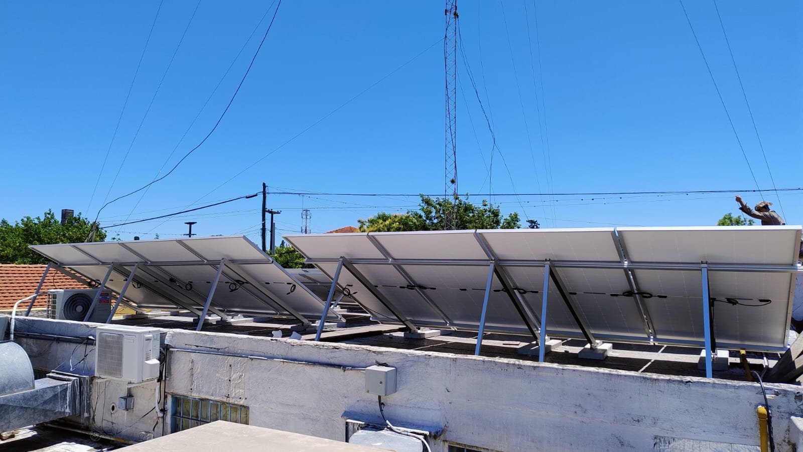 Kit triángulo Chiko Solar sobre la cubierta